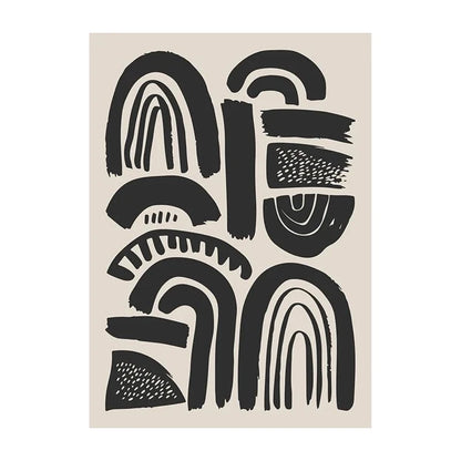 Canvanation Q0023-9 / 30X42cm Affiche Abstrait Japonais