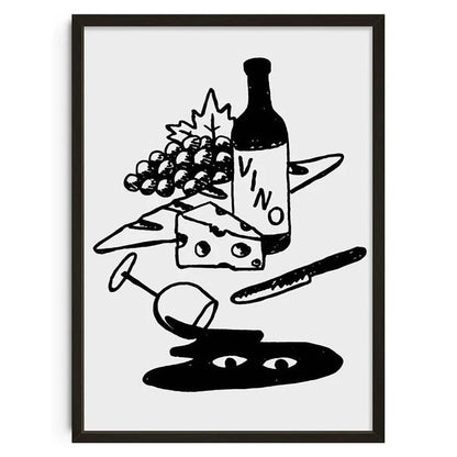Canvanation F0067-25 / 50X70cm Affiche Vintage Abstrait Classic