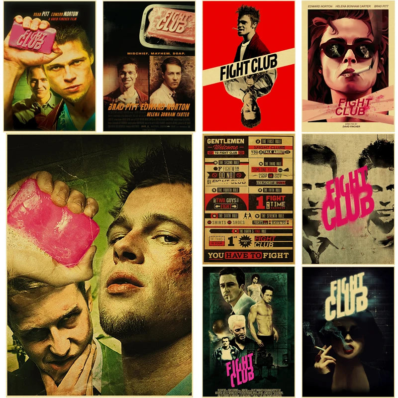 Poster Film Vintage Fight Club