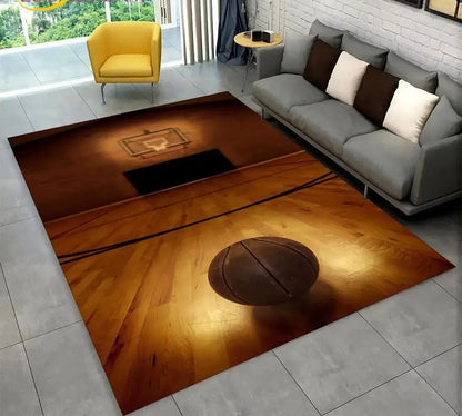 Canvanation 23 / 80x120cm Tapis De Chambre - Terrain De Basketball