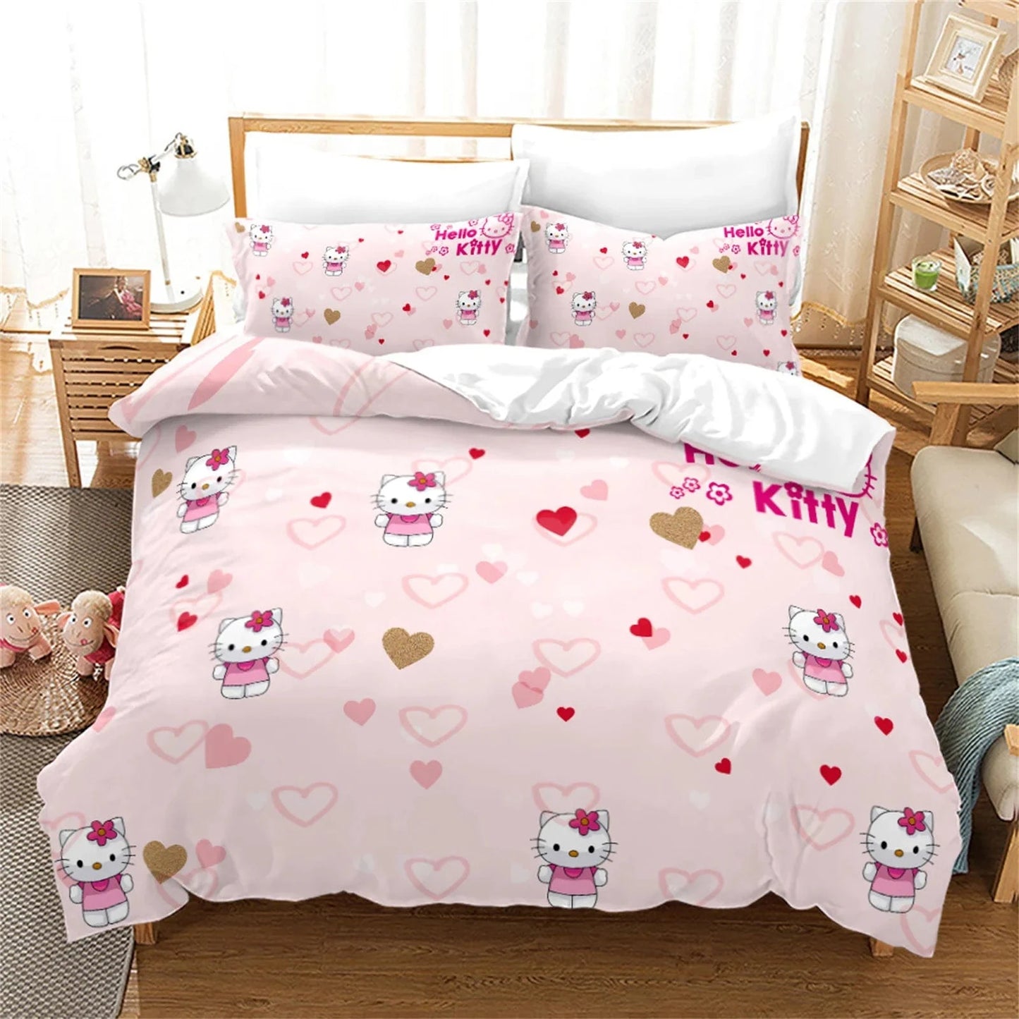 Canvanation 6 / 180x210cm Housse De Couette - Hello Kitty