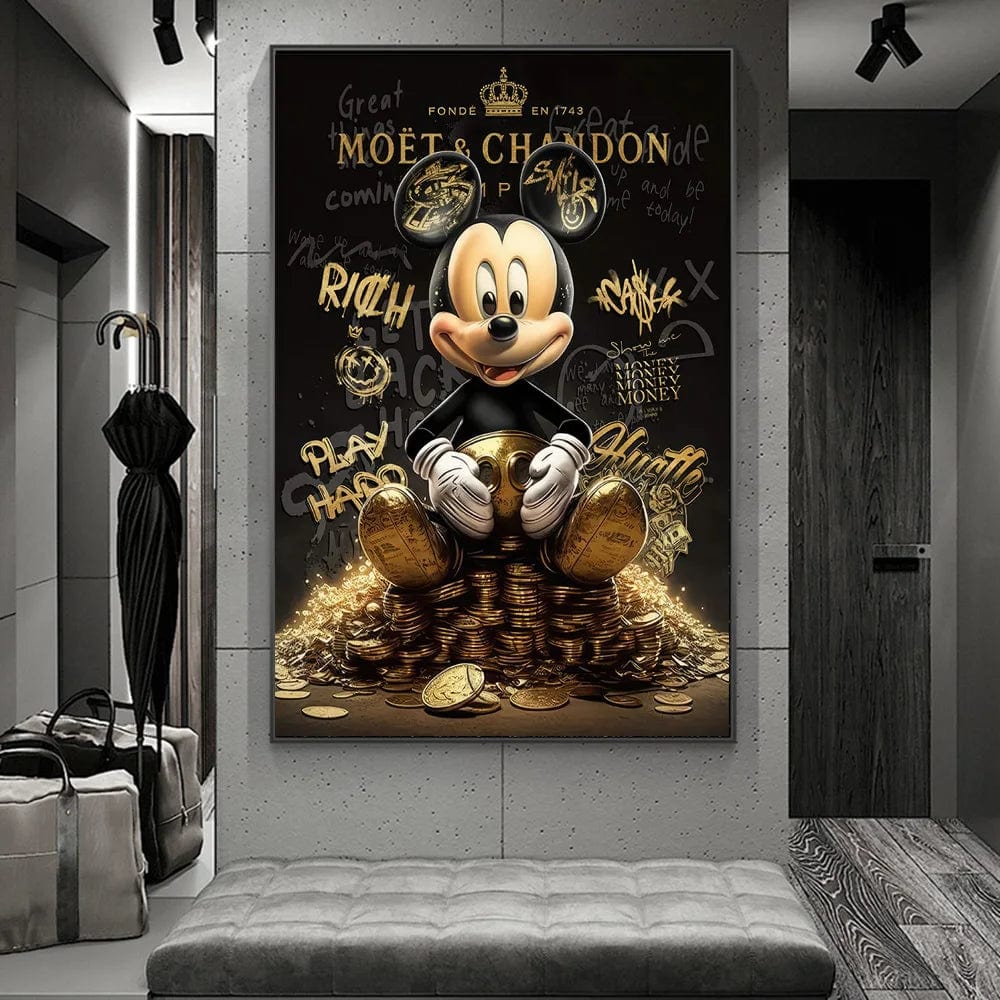 Canvanation 100x150cm Poster Mickey Marque De luxe