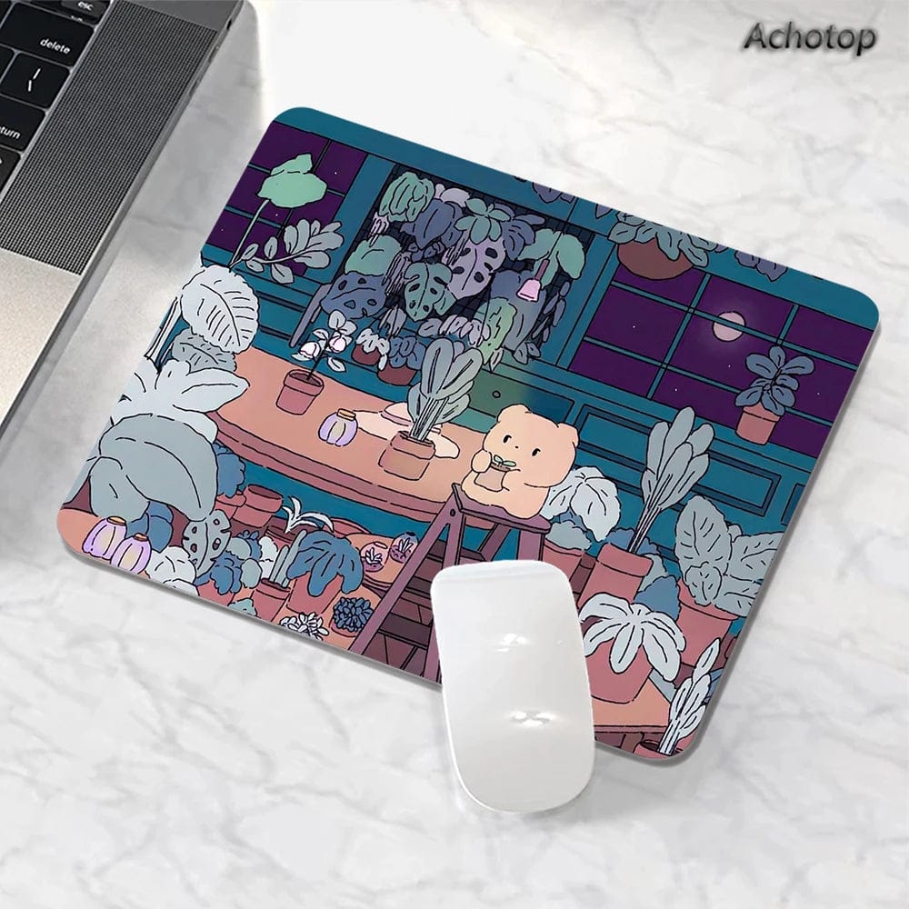 Canvanation Tapis De Souris - Kawaii Forêt Magnifique