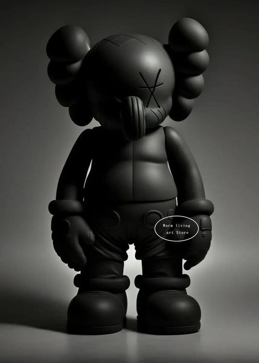 Poster Kaws Noir Figurine