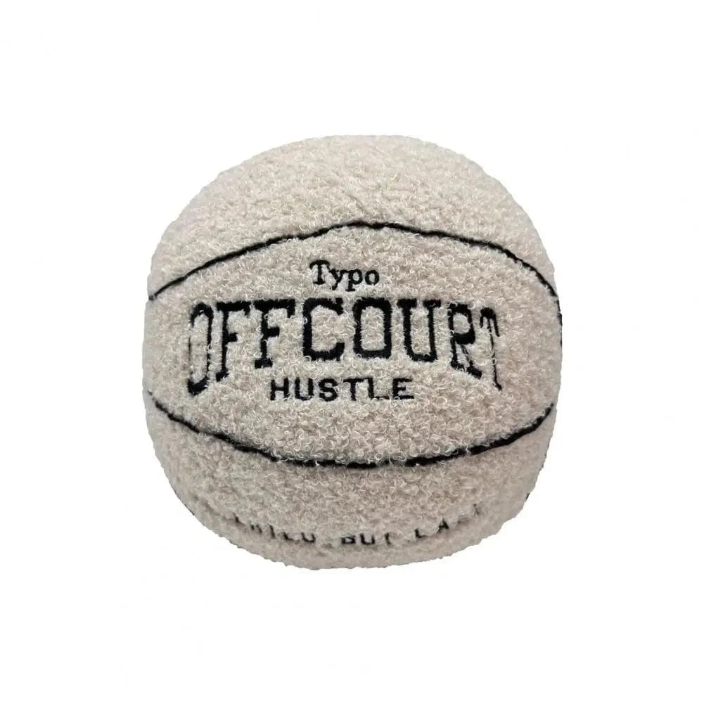 Canvanation Blanc Coussin En Forme De Ballon de Basket