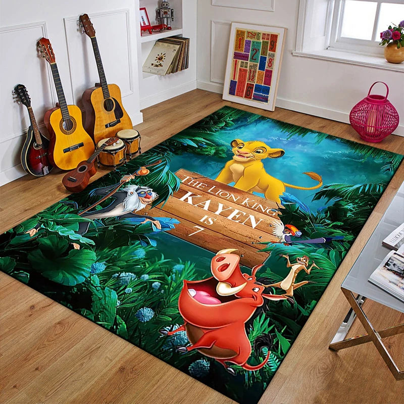 Tapis De Chambre - Roi Lion Simba