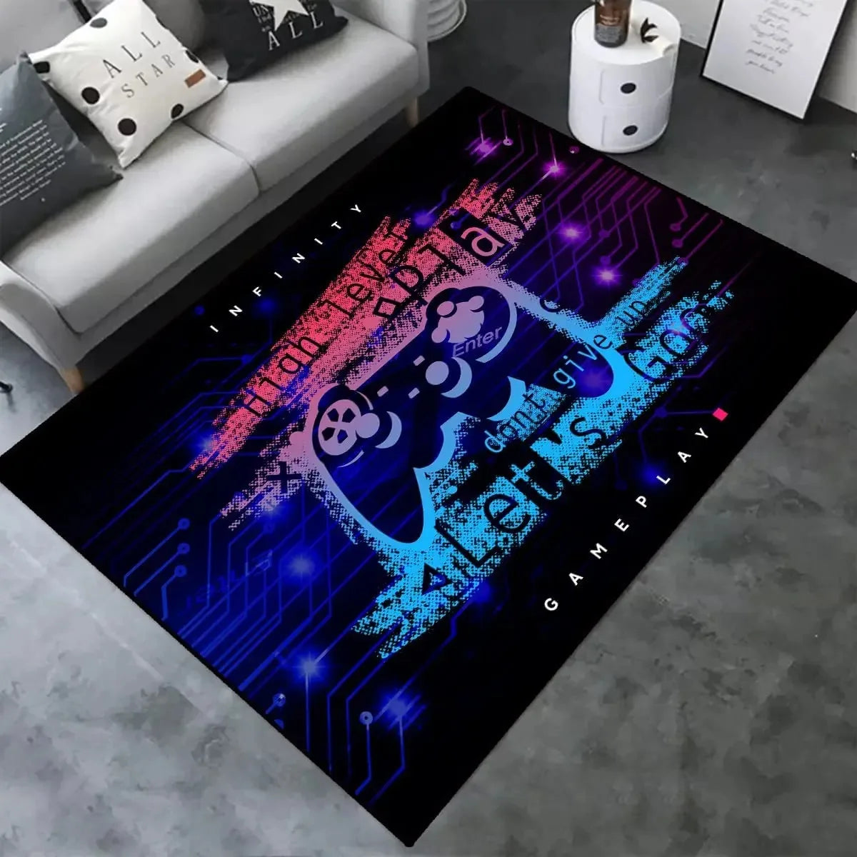 Tapis Chambre Manette Gamer