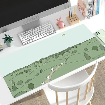 Canvanation Tapis De Souris  - Cute Lapin Dessin Anime