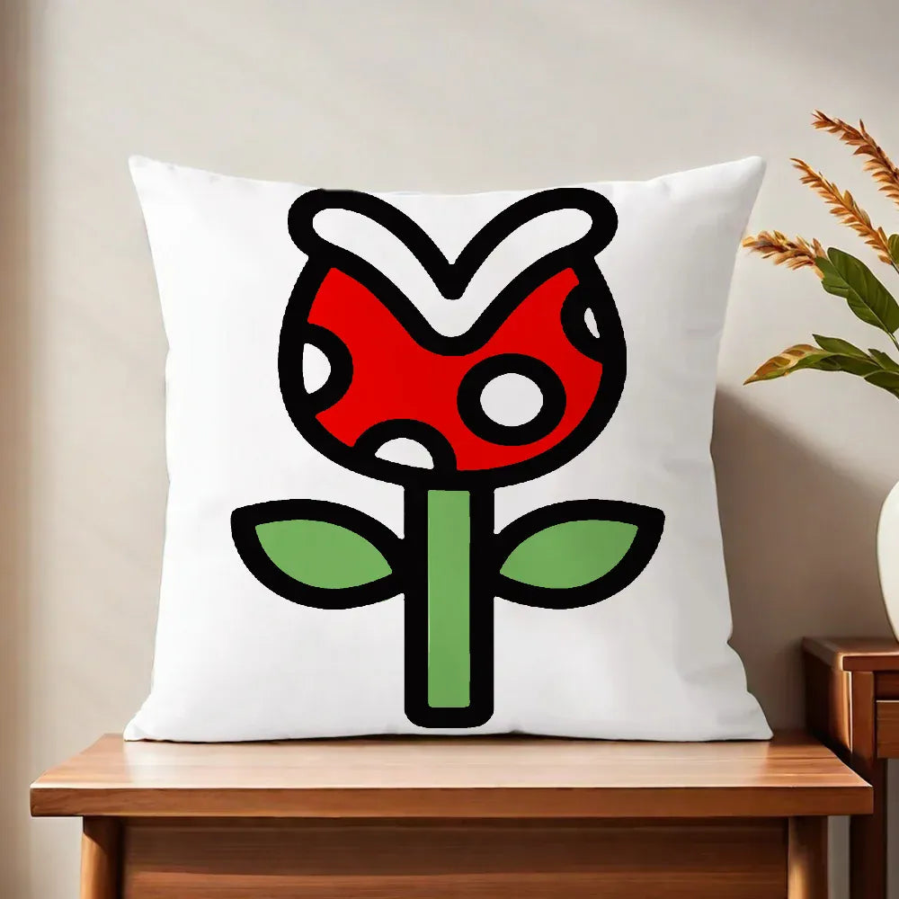 Canvanation z7 / 30x30CM(12x12in) Housse De Coussin - Motif Mario