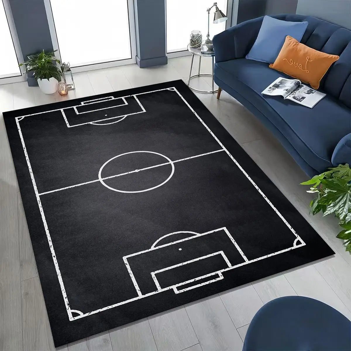 Canvanation 1 / 200x160cm( 78x62in ) Tapis De Chambre - 3D Terrain De Football Stade