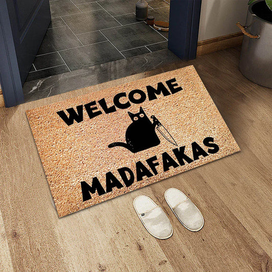 Canvanation 1 / 40X60CM (1.3X2FT Tapis D' Entrée - Welcome Madafaka