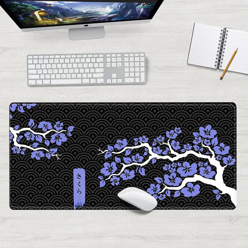 Tapis De Souris - Sakura Cerisier Violet