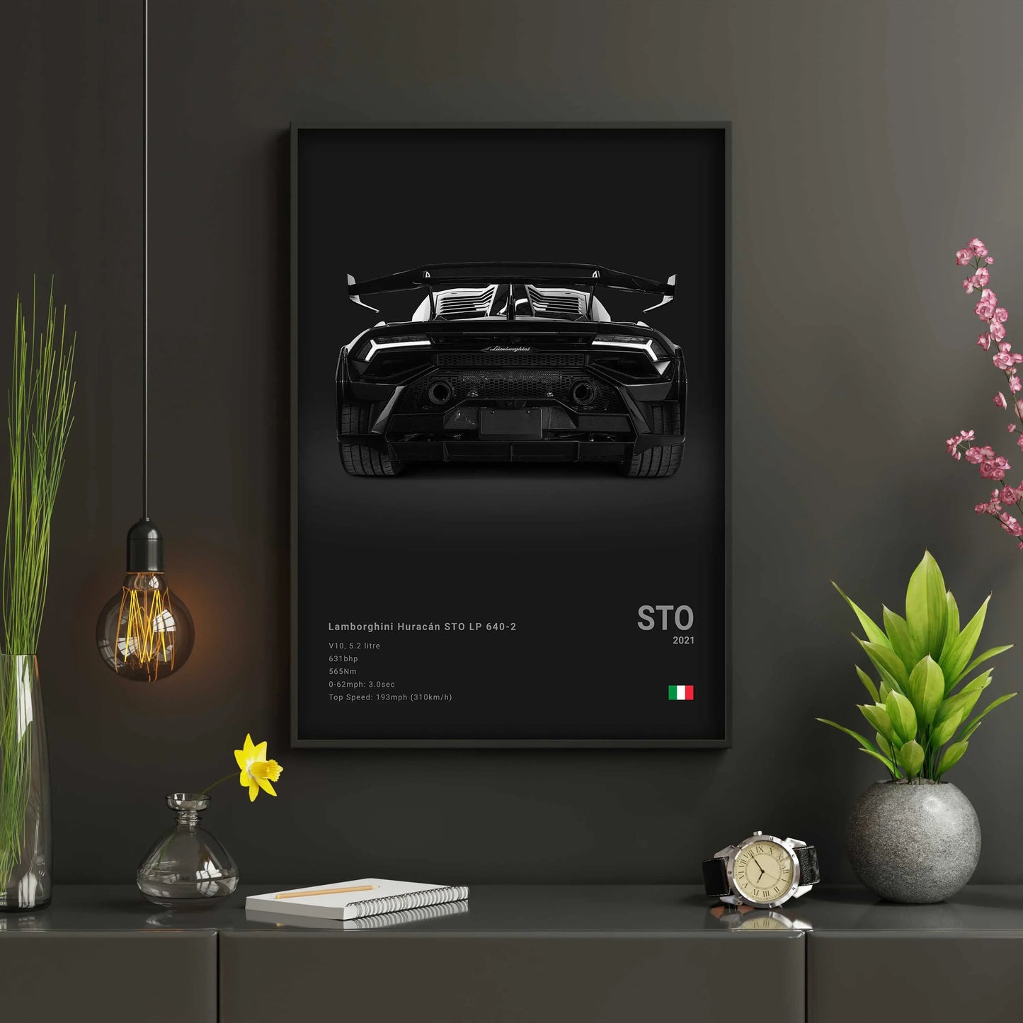 Affiche Voiture Lamborghini Sto