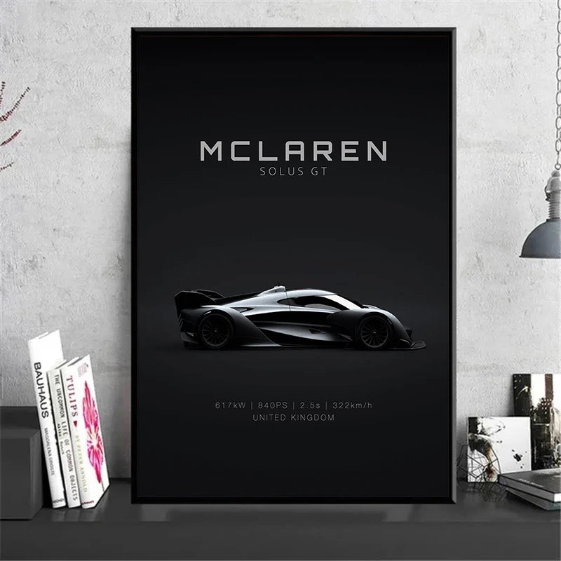 Affiche Voiture Luxe Sport Mclaren