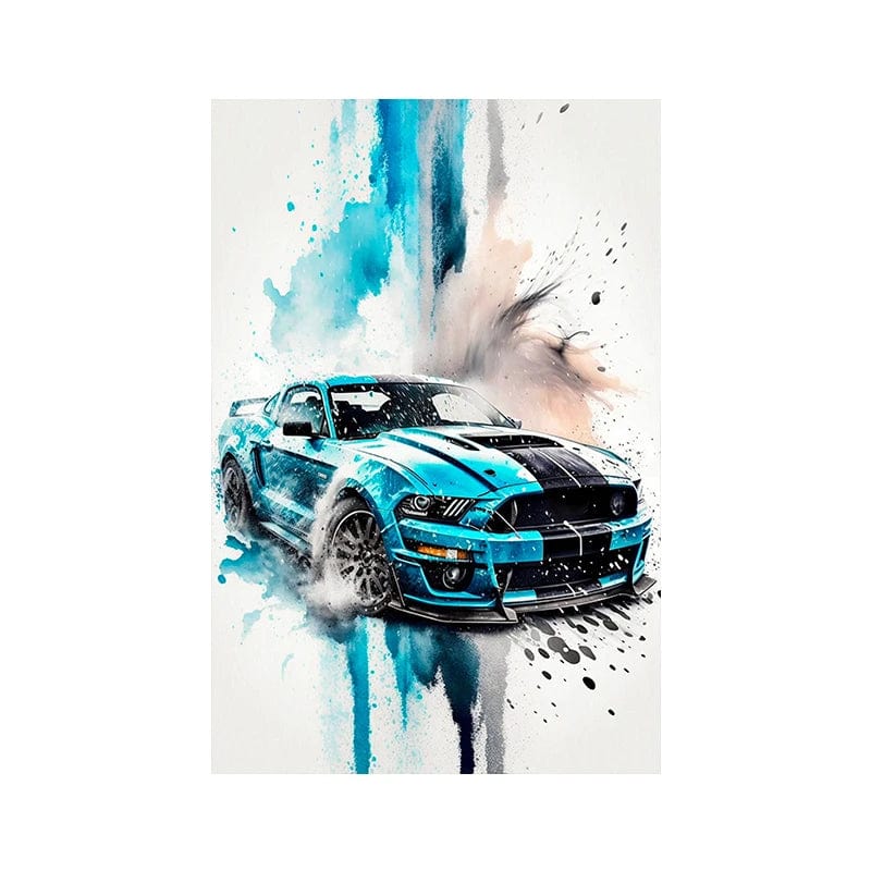 Canvanation 70X100cm / Z902 Affiche Ford Mustang GT500 Sports