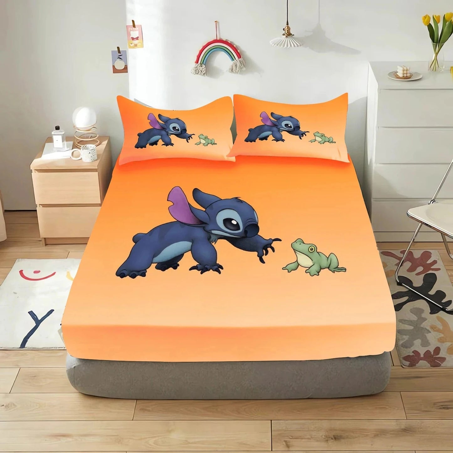 Canvanation 6 / 180x200x30cm Housse De Drap - Stitch 3-Pieces