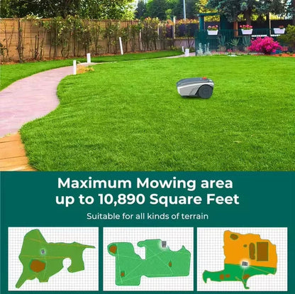 Canvanation EU / france Robot Tondeuse Sans Fil Périphérique Gps