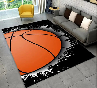 Canvanation 24 / 120x160cm Tapis De Chambre - Terrain De Basketball