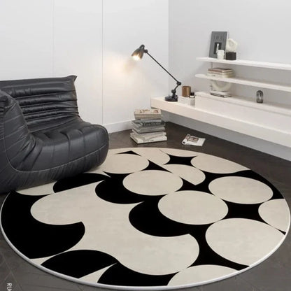 Canvanation J / Diametre 300cm Tapis De Salon Rond - Moelleux Et Doux