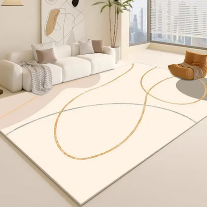 Canvanation FLANNEL-2 / 80x160cm 31.5x63in Tapis De Salon - Moderne Abstrait Ultra Doux