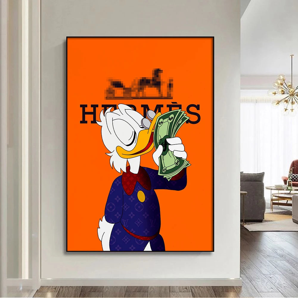 Affiche Marque De Luxe Hermès