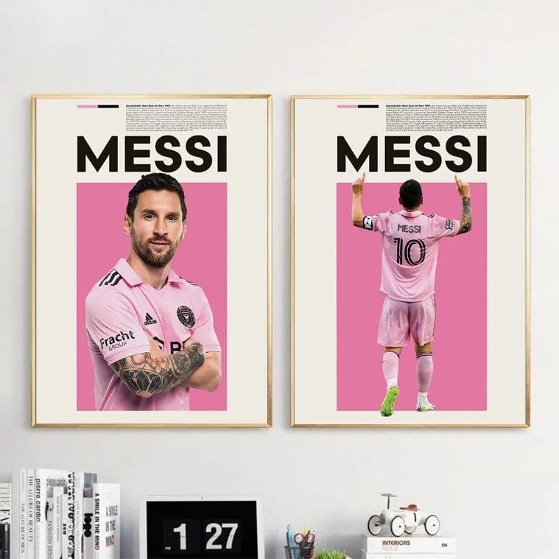 Affiche Football Joueurs Messi