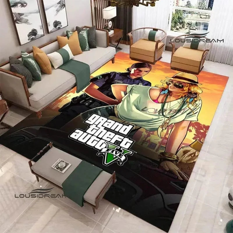 Canvanation 14 / 80x120cm Tapis de Chambre GTA