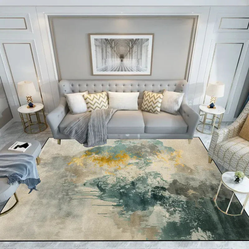 Canvanation CX046-Flannel-4 / 80x160cm 31.5x63in Tapis De Salon - Abstrait Moderne