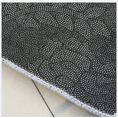 Canvanation Tapis Berbère carré style persan rétro – Motifs géométriques & floraux tapis