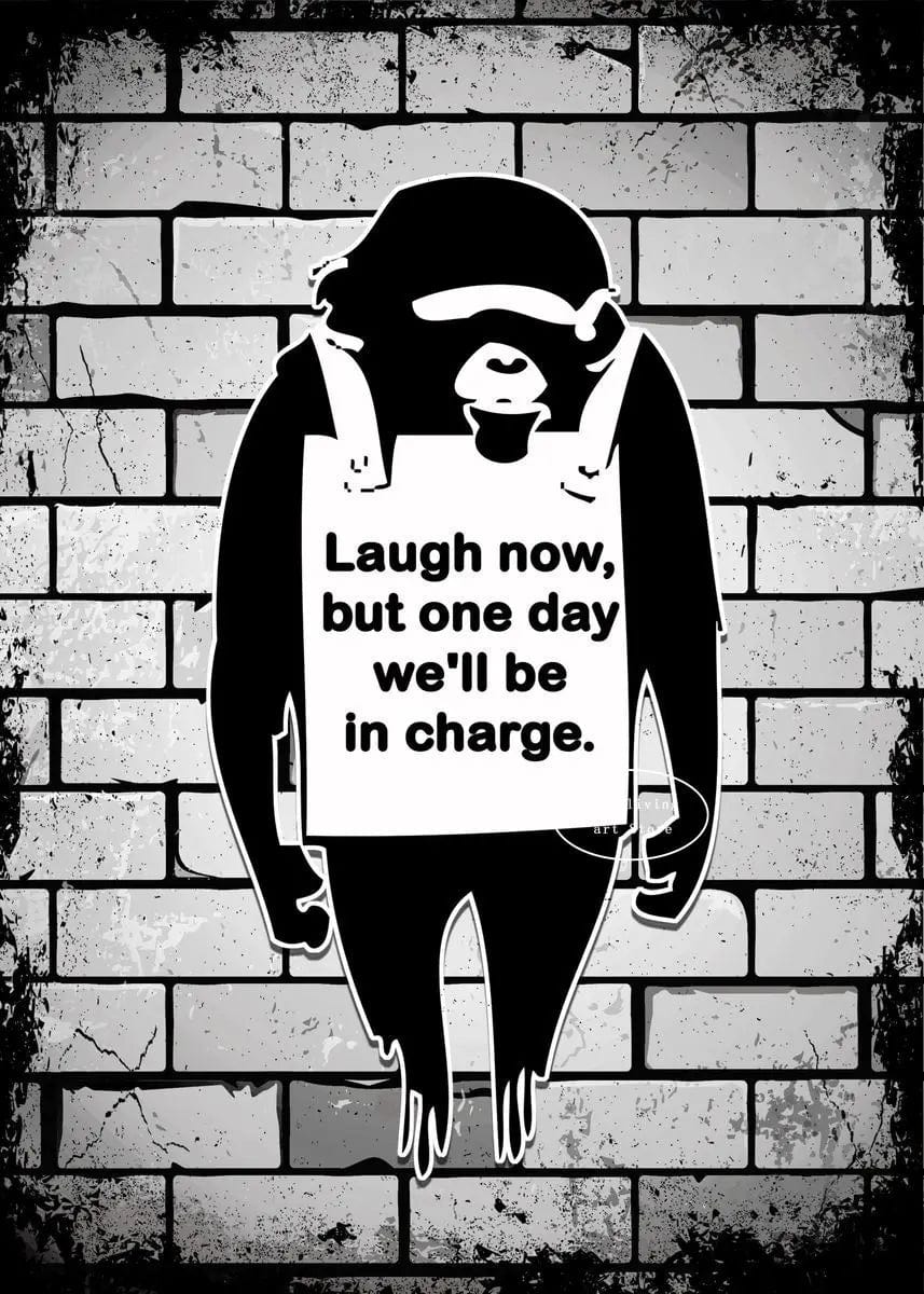 Affiche Banksy Street Art Chambre