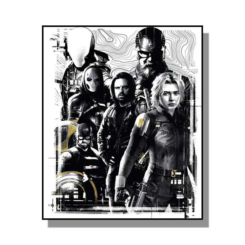 Canvanation Q109 / 50X70cm Affiche - Thunderbolts