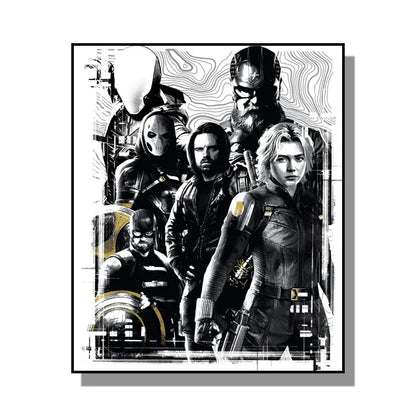Canvanation Q109 / 50X70cm Affiche - Thunderbolts