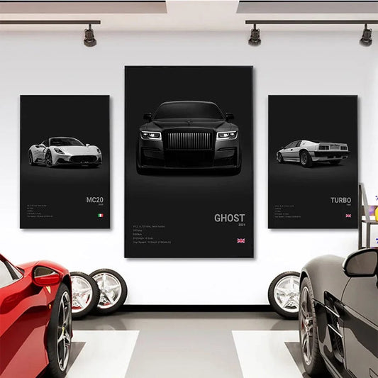 Canvanation Affiche Voiture De Sport