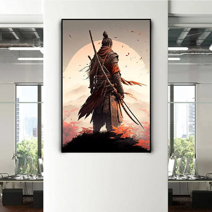 Affiche Japonais Sakura Samurai