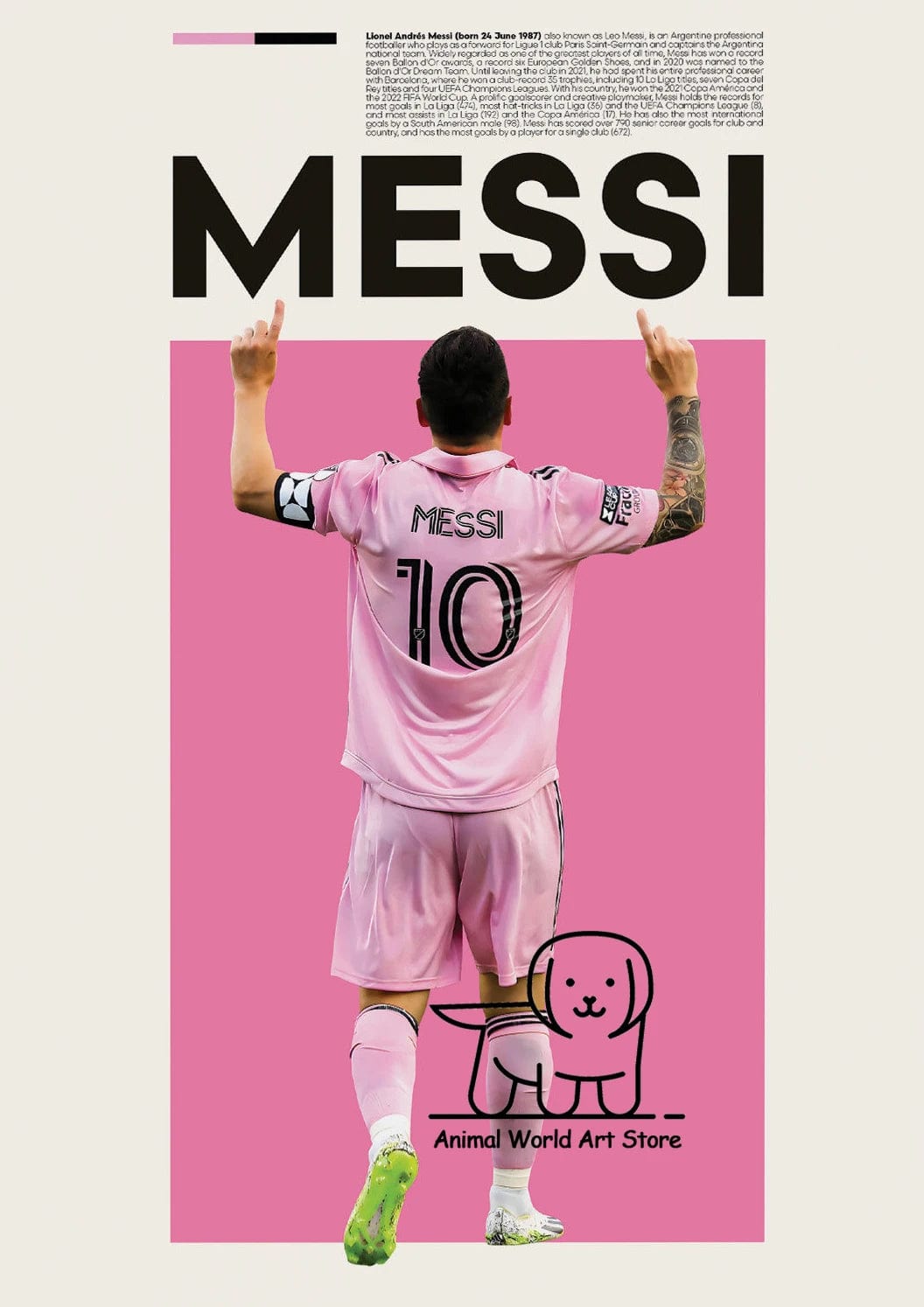 Affiche Football Joueurs Messi,Ronaldo,Drogba