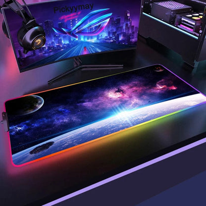 Canvanation CD00011 (9) / 400x900x3mm Tapis De Souris - Espace RGB