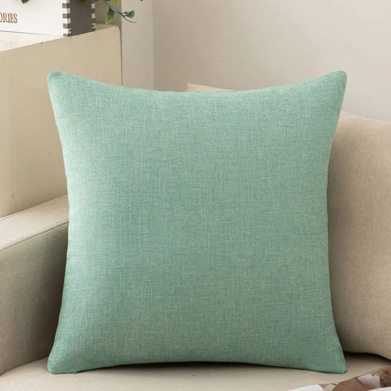 Canvanation Vert / 50x50cm Coussin Scandinave – Élégance et Confort