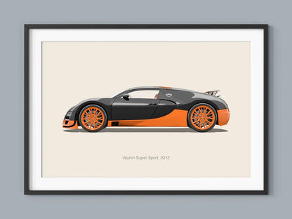 Affiche Voiture Veyron Super Sport