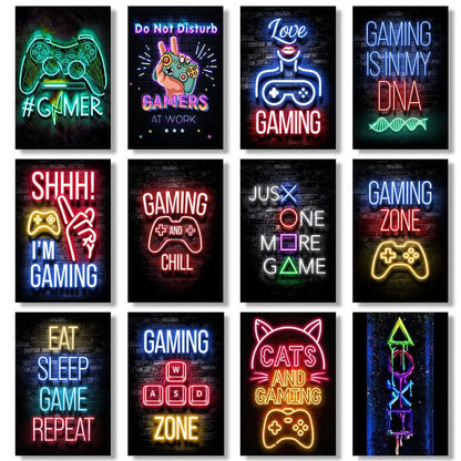 Affiche Chambre Cyberpunk Neon Effet