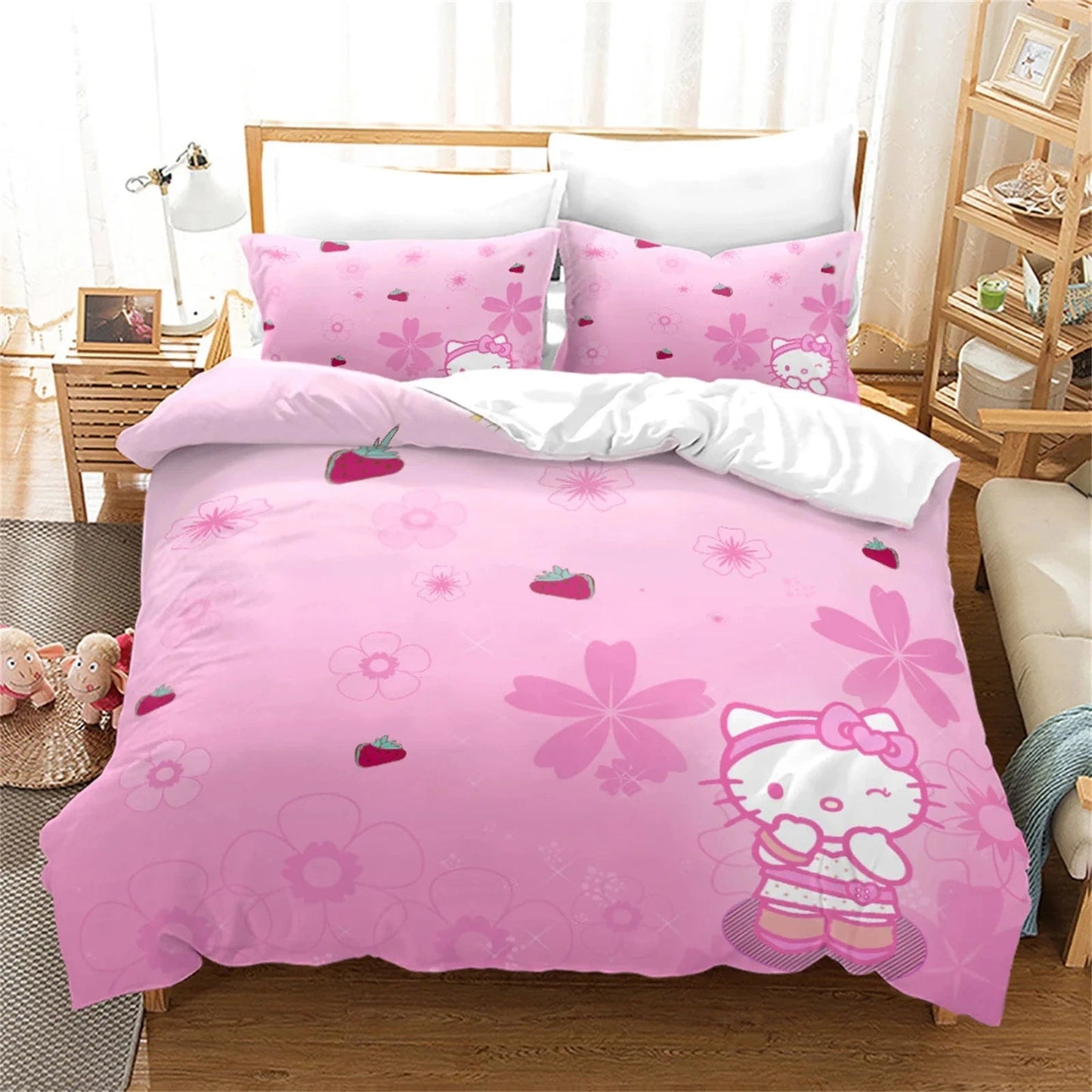 Canvanation 8 / 180x210cm Housse De Couette - Hello Kitty