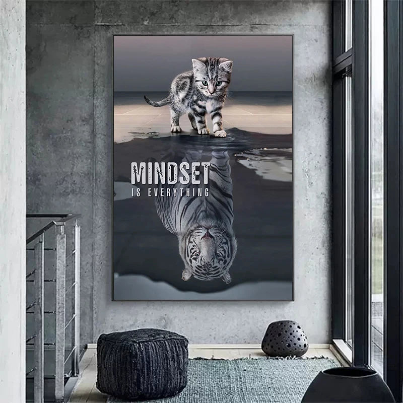 Affiche Motivation Citation Mindset