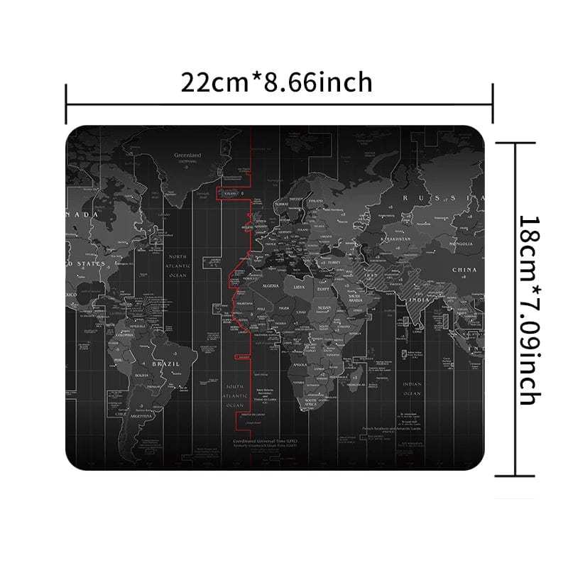 Canvanation ShiJie2218 / 90x40 cm Tapis De Souris - Planisphère Carte Du Monde
