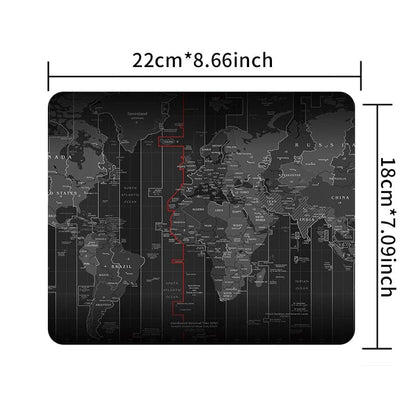 Canvanation ShiJie2218 / 90x40 cm Tapis De Souris - Planisphère Carte Du Monde
