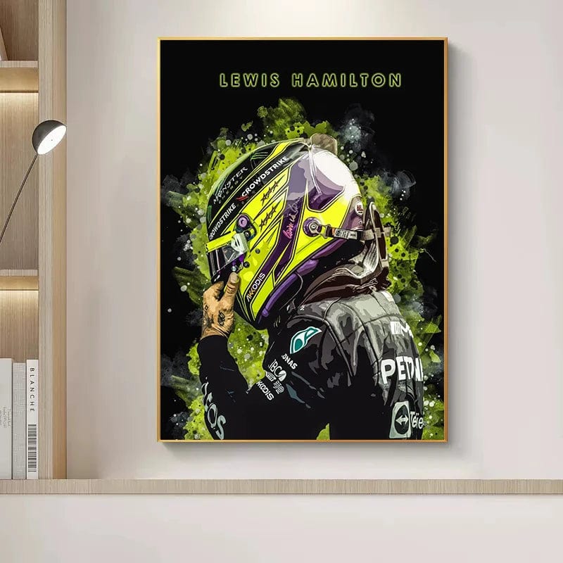 Poster F1 Formule Lewis Hamilton