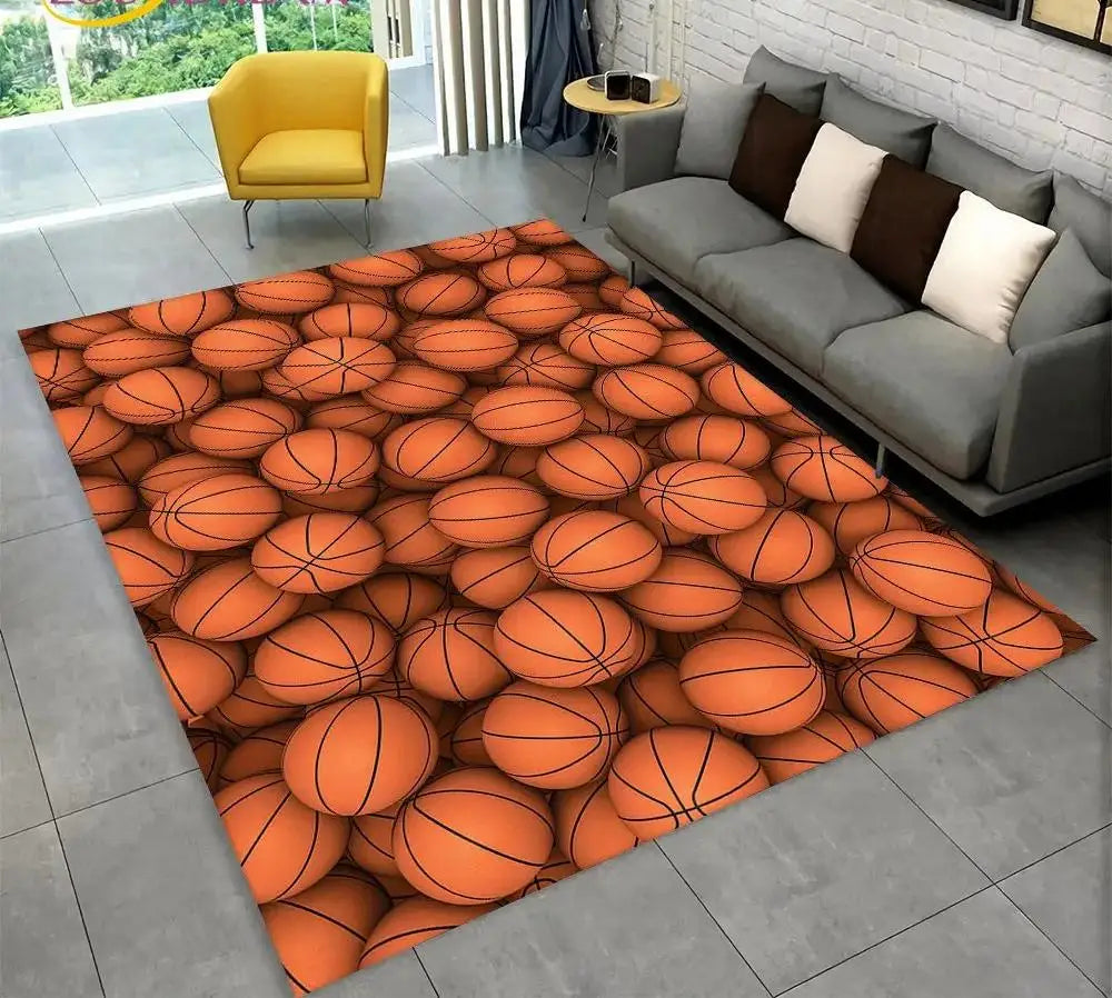 Canvanation 18 / 80x120cm Tapis De Chambre - Terrain De Basketball