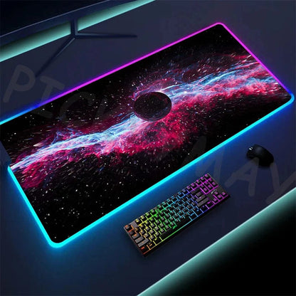 Canvanation SPA001 (53) / 400x900x3mm Tapis De Souris - Univers RGB Gaming