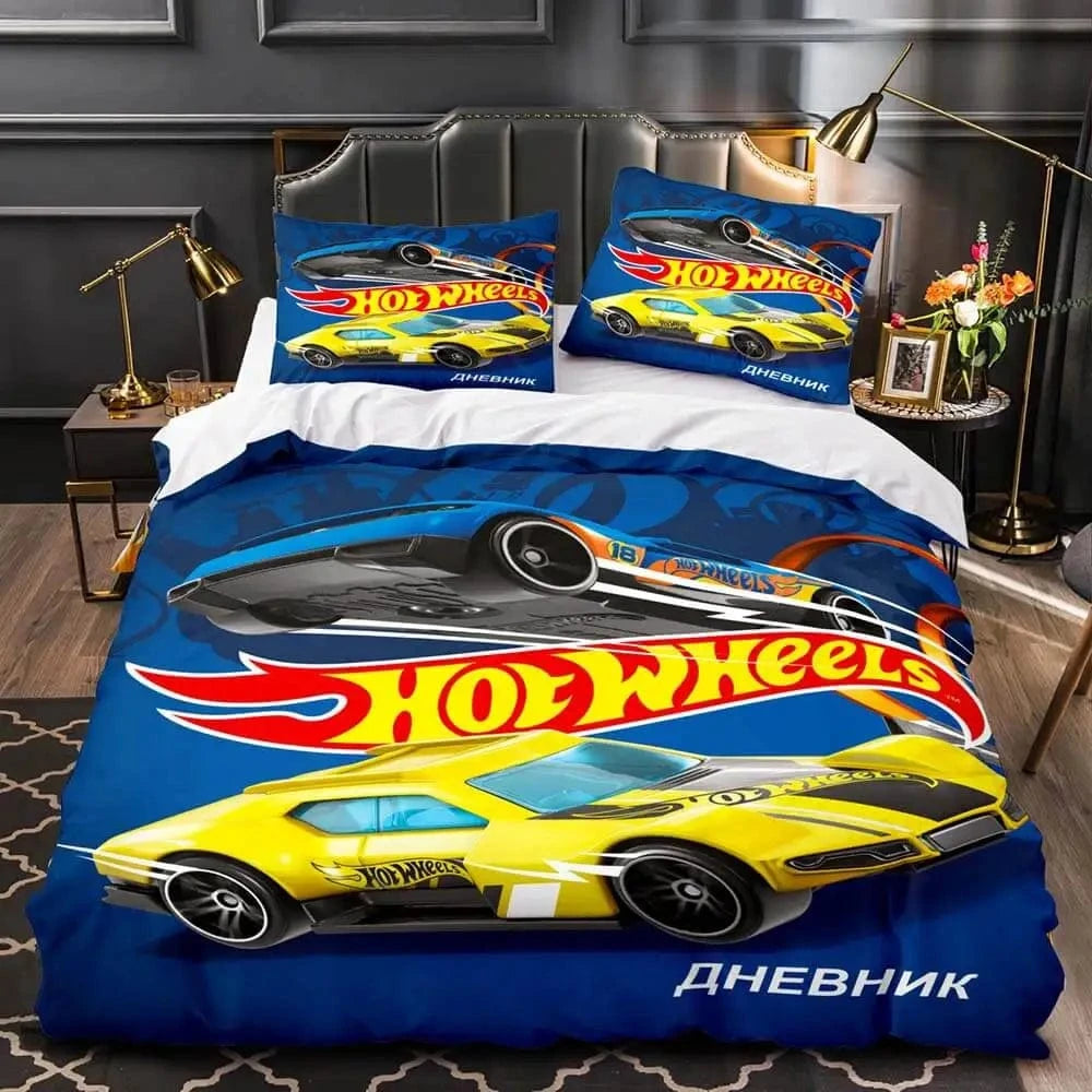 Canvanation 6 / US King 260x230 Cm Housse De Couette - Hot Wheel 3D