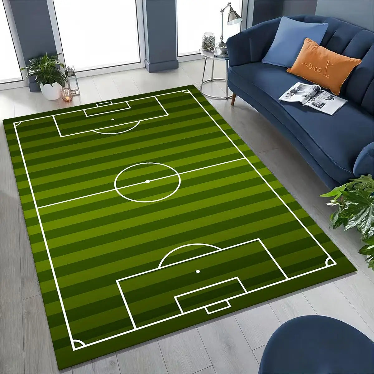 Canvanation 20 / 230x160cm( 90x62in ) Tapis De Chambre - 3D Terrain De Football Stade