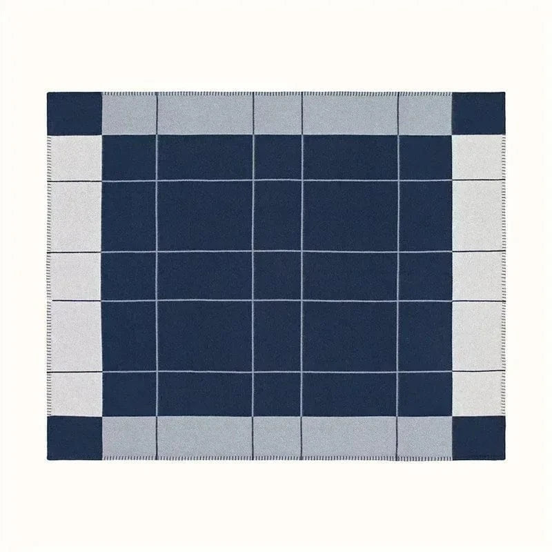 Canvanation Blanket-3 / 43x43cm Plaid en Maille Style Européen en Cachemire Synthétique – Anti-Boulochage