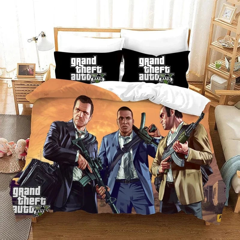 Canvanation Housse De Couette - Game GTA V, Grand Theft Auto 5